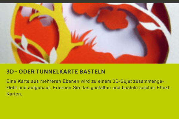 3D Tunnelkarte bauen im Raum  Ammerswil