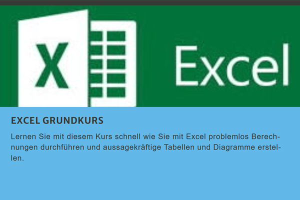 Exel Grundkurs für  Burgdorf