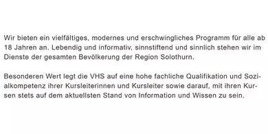 Kurse Schulungen in  Basel-Landschaft - Muttenz, Allschwil oder Binningen
